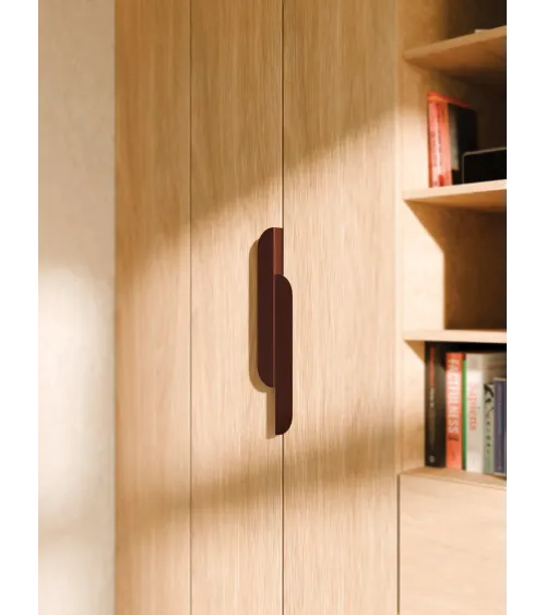 ZORIA elongated burgundy furniture handle design handle