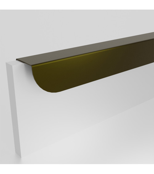ZORIA elongated furniture handle design handle olive brown