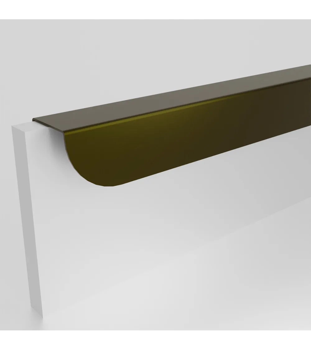 ZORIA elongated furniture handle design handle olive brown