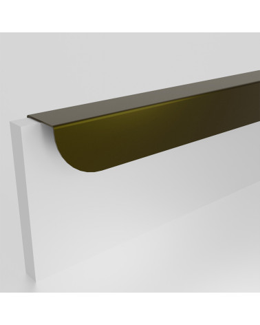 ZORIA elongated furniture handle design handle olive brown