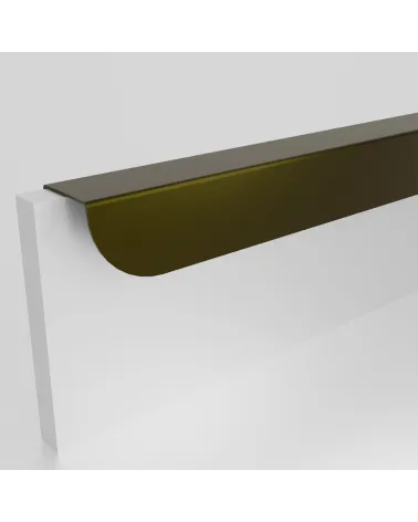 ZORIA elongated furniture handle design handle olive brown