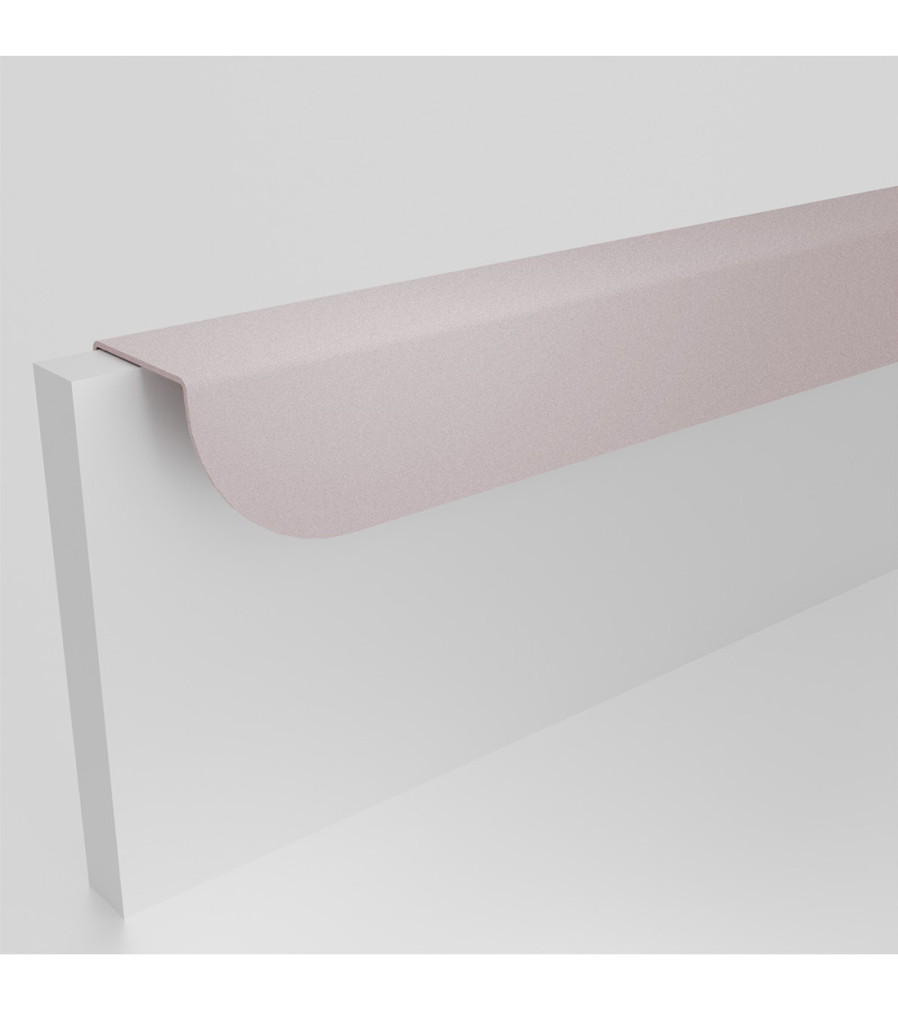 ZORIA elongated furniture handle design handle powder pink