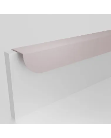 ZORIA elongated furniture handle design handle powder pink
