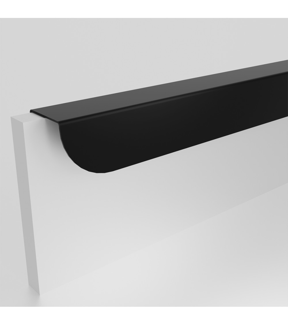 ZORIA elongated matt black furniture handle design handle