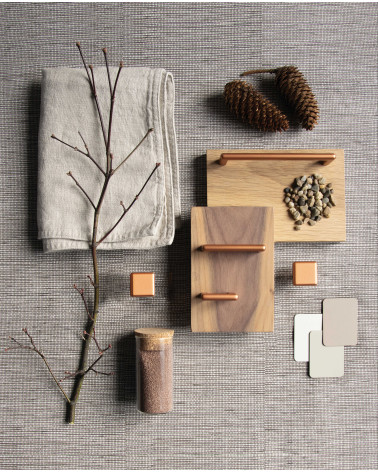 NOX copper furniture handle design handle presented with decorative materials