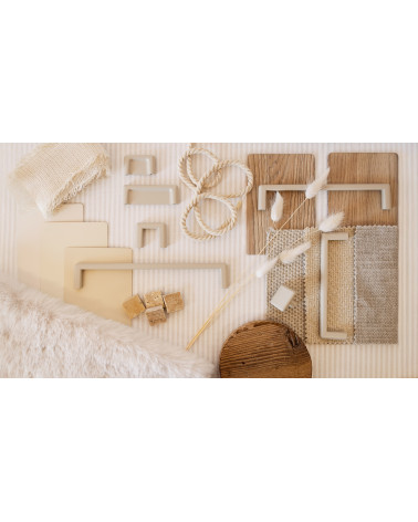 NOX cashmere furniture handle design handle presented with decorative materials