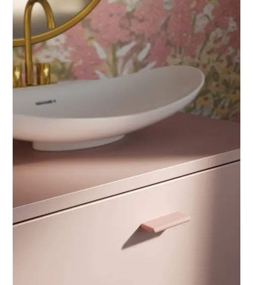 Powder pink furniture handle NOX-1 design handle
