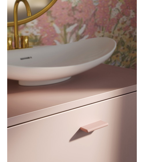 Powder pink furniture handle NOX-1 design handle