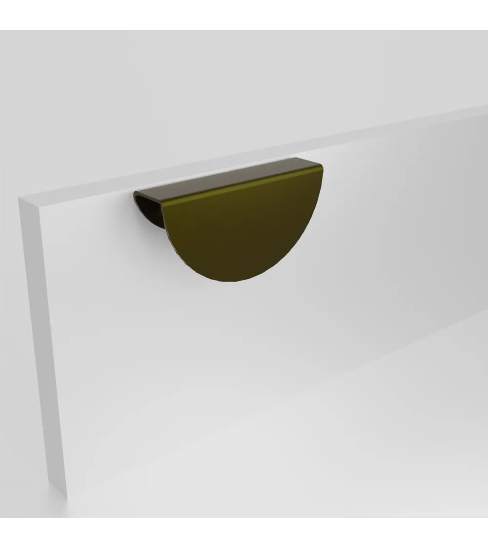ZORIA olive brown furniture handle on the front designer handle