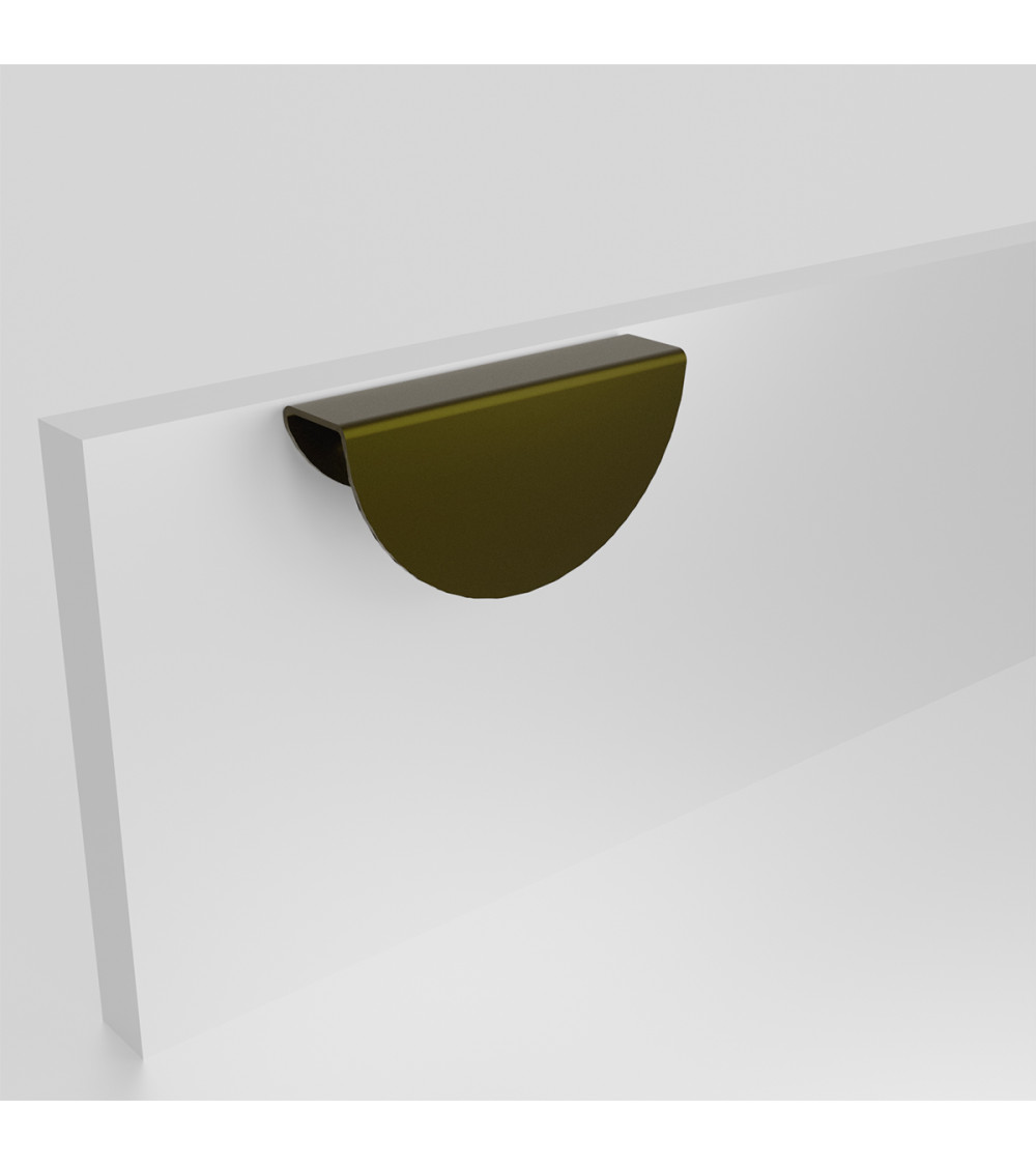 ZORIA olive brown furniture handle on the front designer handle