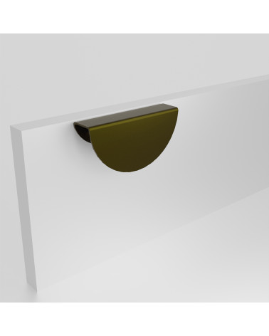 ZORIA olive brown furniture handle on the front designer handle