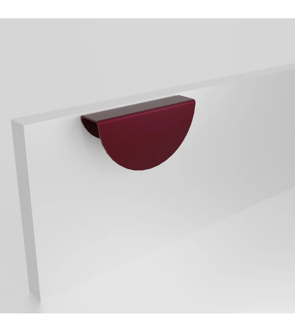 ZORIA burgundy furniture handle on the front designer handle
