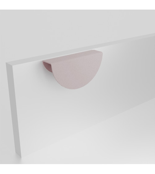 Powder pink ZORIA furniture handle on the front design handle
