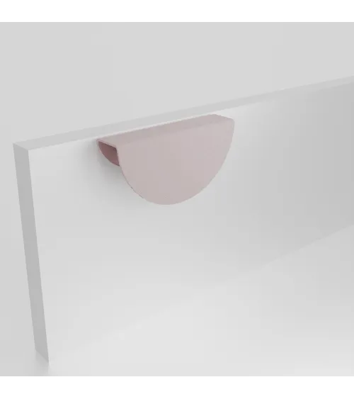 Powder pink ZORIA furniture handle on the front design handle