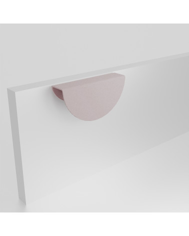 Powder pink ZORIA furniture handle on the front design handle
