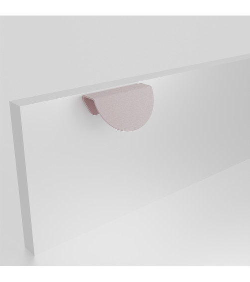 ZORIA powder pink angled furniture handle design handle