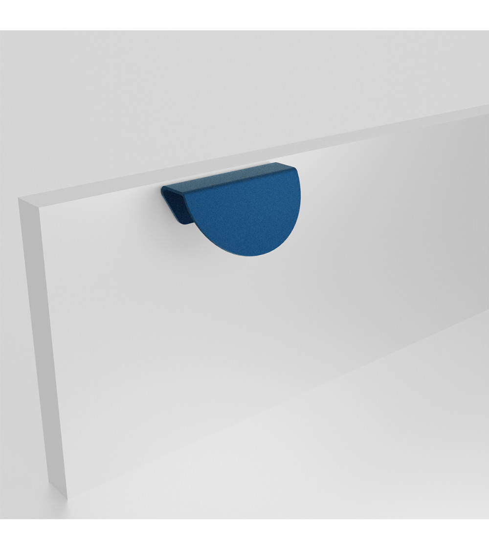 ZORIA oblique furniture handle navy blue designer handle