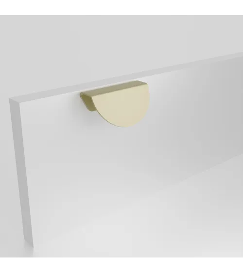 Matt gold ZORIA oblique furniture handle designer handle
