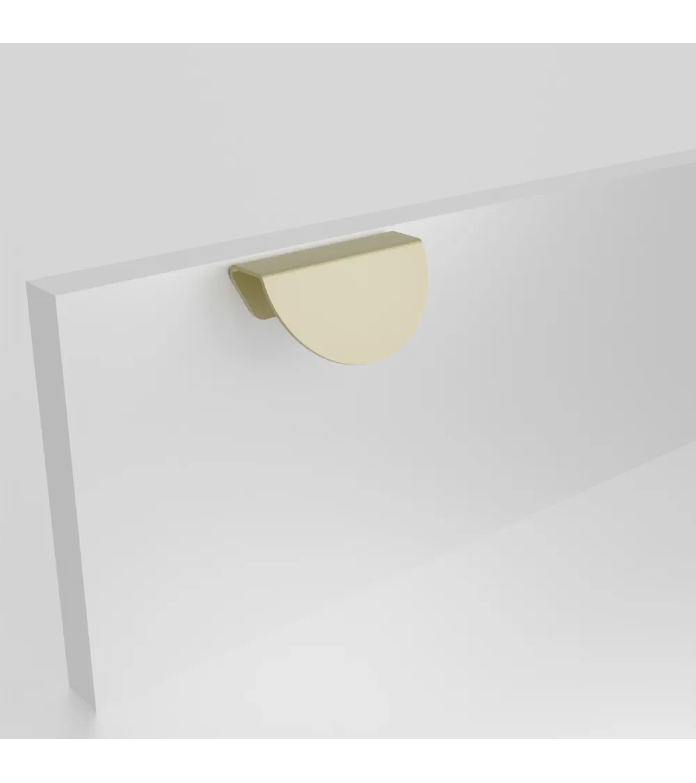 Matt gold ZORIA oblique furniture handle designer handle