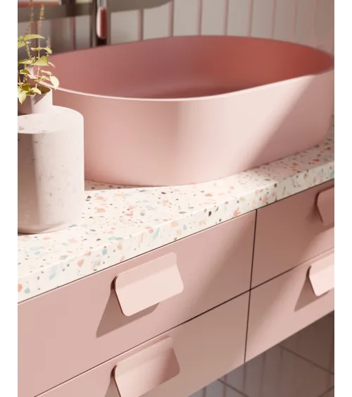 Powder pink SEA furniture handle design handle