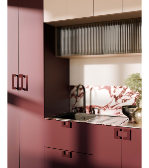 SOLEA burgundy furniture handle design handle