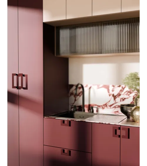 SOLEA burgundy furniture handle design handle