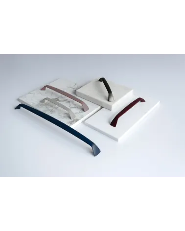 SONGO furniture handle design handle presented on plates