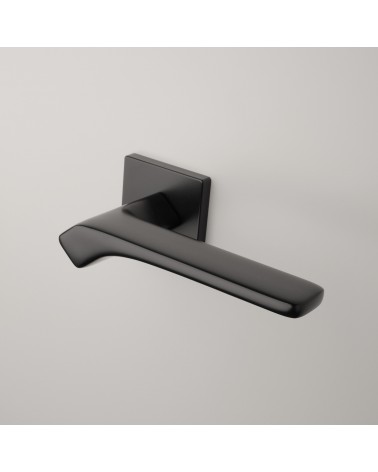 Contemporary BERGERIA door handle designer handle mounted on a door