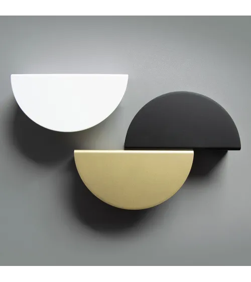 Matt black furniture handle ZORIA designer handle