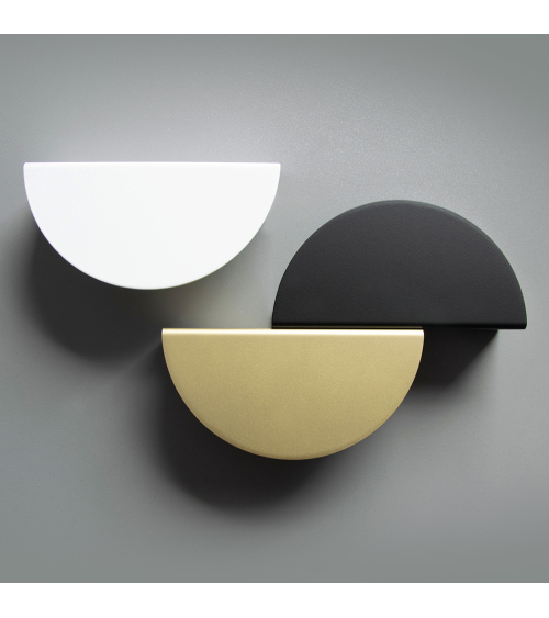 Matt black furniture handle ZORIA designer handle