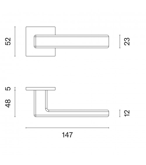 TILLIA Classic door handle design handle