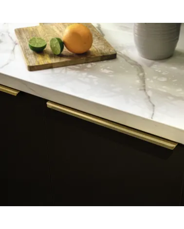 TERRA PRO furniture handle design handle mounted horizontally on the edge of a drawer