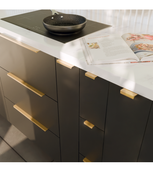 Gold anode TERRA PRO furniture handle design handle