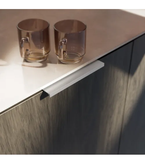 Natural anodised TERRA furniture handle designer handle