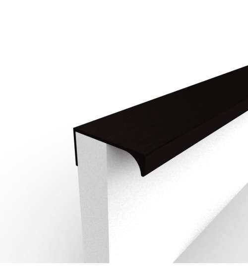 Black anodised TERRA furniture handle designer handle