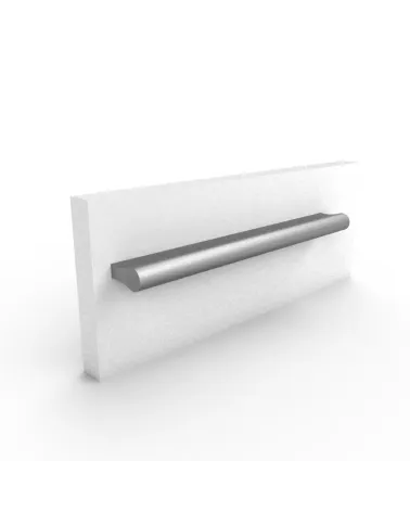 Natural anode MAKAO furniture handle designer handle mounted on a panel