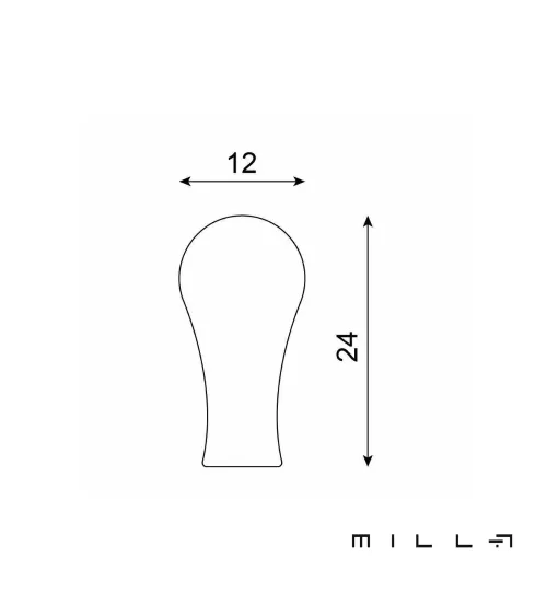 Natural anode MAKAO furniture handle designer handle