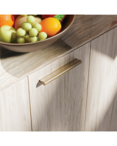 Brushed anode MAKAO furniture handle designer handle fitted on furniture