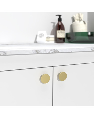 ASTRO matte gold furniture knob designer handle mounted on furniture