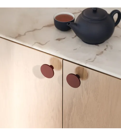 Burgundy ASTRO furniture knob designer handle