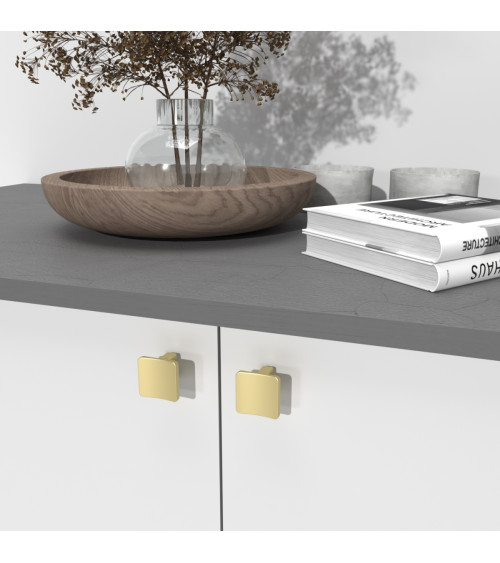 Matt gold SIENA furniture knob design handle