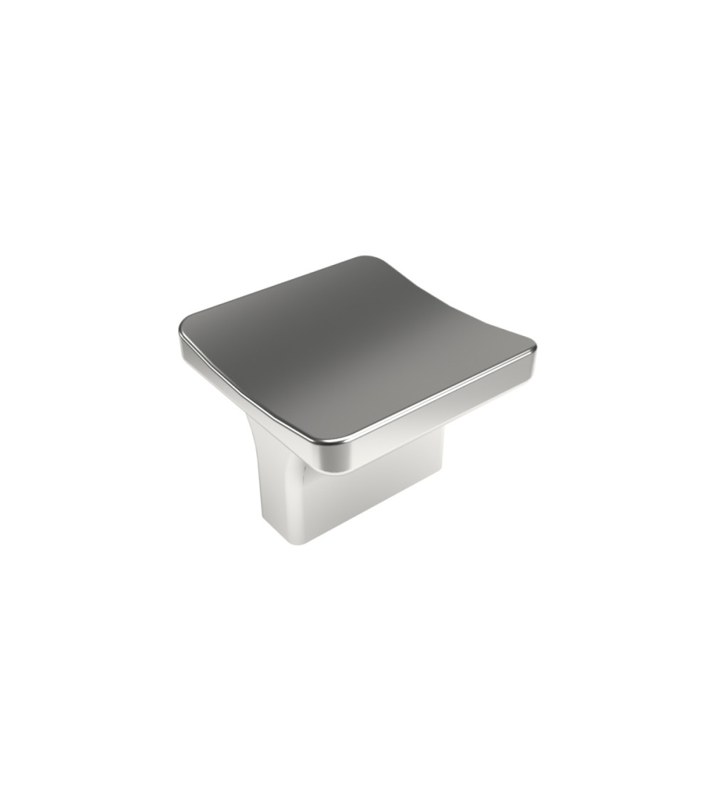 Polished chrome SIENA furniture knob design handle