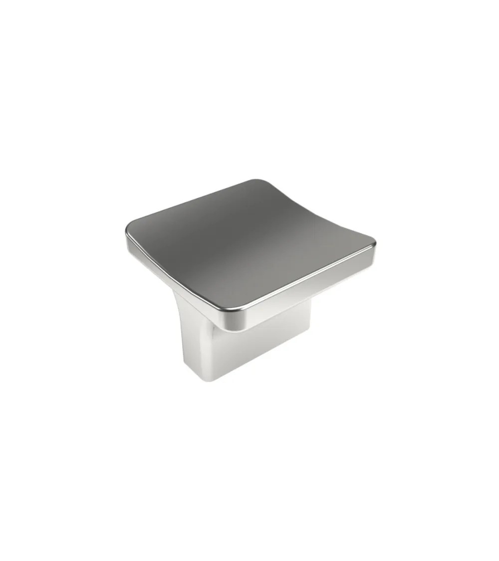 Polished chrome SIENA furniture knob design handle