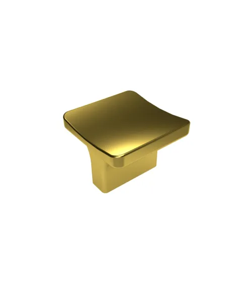 Polished brass SIENA furniture knob designer handle