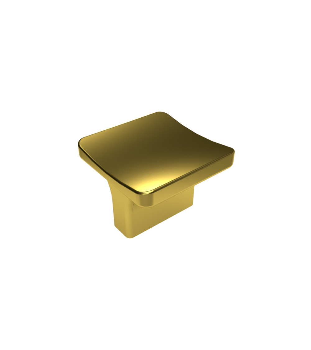 Polished brass SIENA furniture knob designer handle