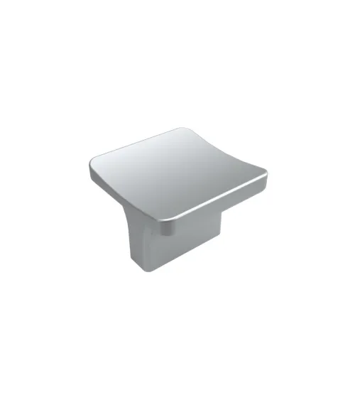 Satin chrome SIENA furniture knob designer handle