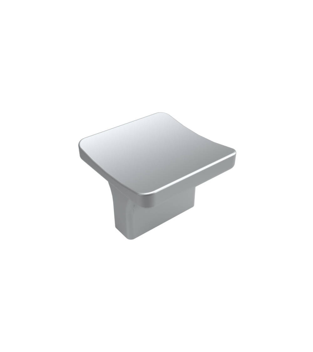 Satin chrome SIENA furniture knob designer handle