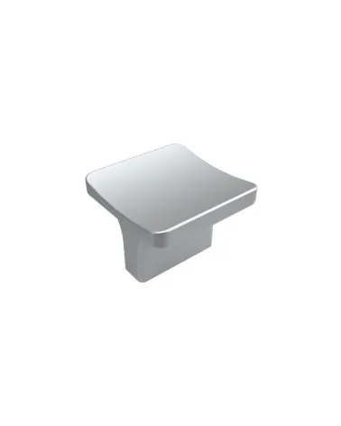 Satin chrome SIENA furniture knob designer handle