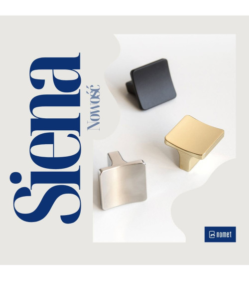 SIENA stainless steel furniture knob designer handle