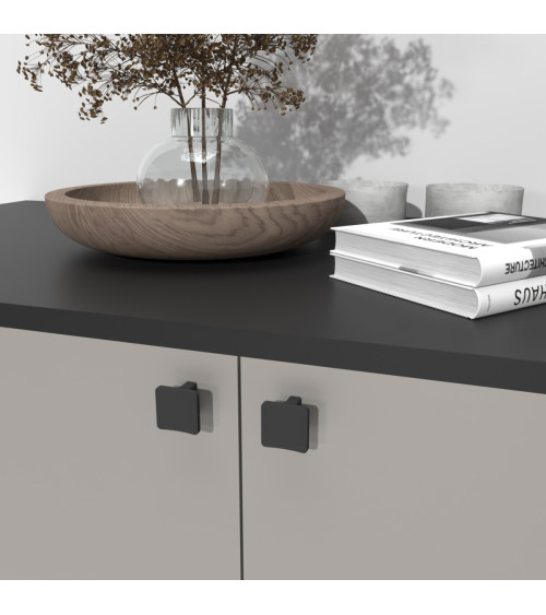 SIENA matt black furniture knob designer handle